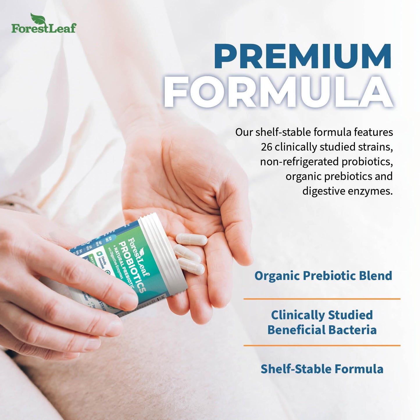 100 Billion CFU Probiotics for Men & Women - 26 Strains