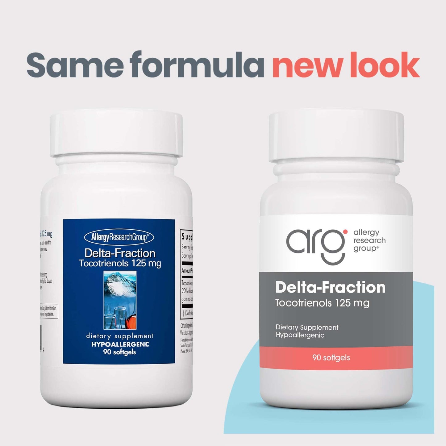 Allergy Research Group Delta-Fraction Tocotrienols – 125 mg Vitamin E, 90 Softgels