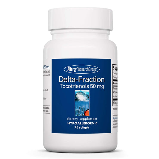 Allergy Research Group Delta-Fraction Tocotrienols Softgels - 75 Count (50 mg Vitamin E, Tocopherol-Free) BritishVita | Premium UK Vitamins & Wellness Supplements