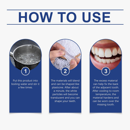 Dental Filling Beads (30ML/1FL.OZ) | Temporary Tooth Filling Kit for Cavities | Comfort-Focused DIY Solution
