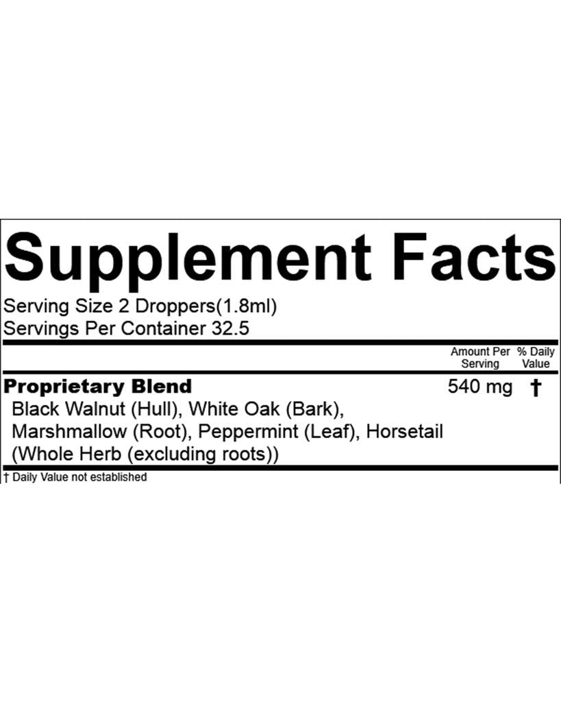 Dental Health Formula: Black Walnut Organic Fluoride (4 oz)