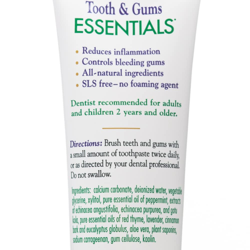 Dental Herb Company Essentials Toothpaste Fluoride-Free 4 oz (3 Pack)