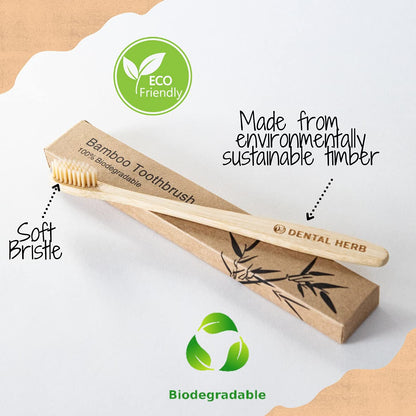 TONIC Traveler Mouthwash Minis (12 Pack) + Bamboo Toothbrush – Natural Alcohol-Free