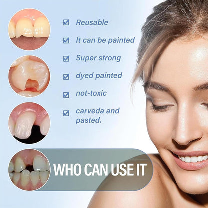 Dental Restoration Kit: Zinc Oxide Eugenol Cement for Temporary Crowns & Bridges