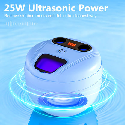Dental Ultrasonic Retainer Cleaner Machine – 45kHz, 200ML