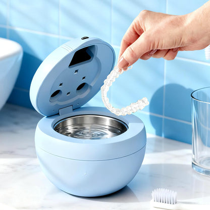Dental Ultrasonic Retainer Cleaner Machine – 45kHz, 200ML