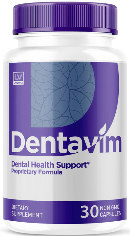 Dentavim Capsules - All Natural Oral Health Vitamins (30 Pills)