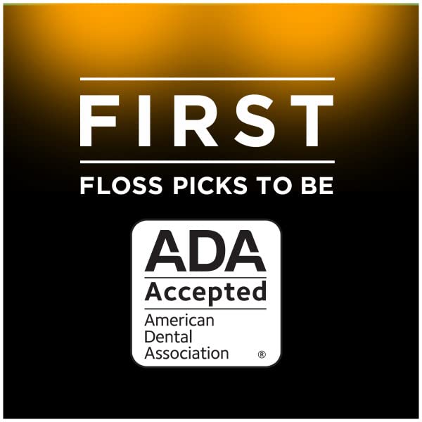 DenTek Cross Flosser Plaque Control Floss Picks – 75 Count (6 Pack)
