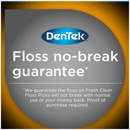 DenTek Cross Flosser Plaque Control Floss Picks – 75 Count (6 Pack)