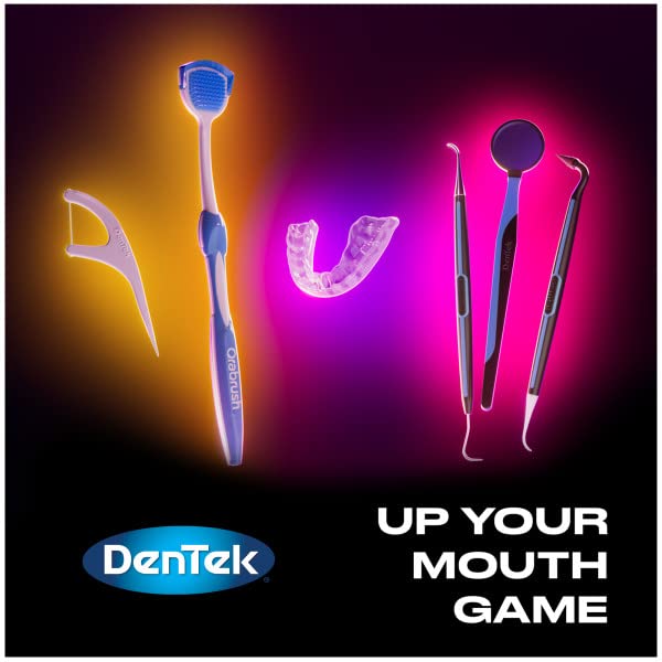 DenTek Cross Flosser Plaque Control Floss Picks – 75 Count (6 Pack)