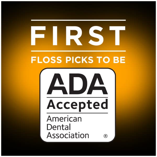 DenTek Floss Picks & Travel Case for On-The-Go – 4 Travel Cases with 6 Floss Picks Each (Pack of 1)