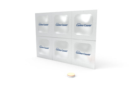 Dentemp Canker Cover – Canker Sore Pain Relief Tablets (6 Count)