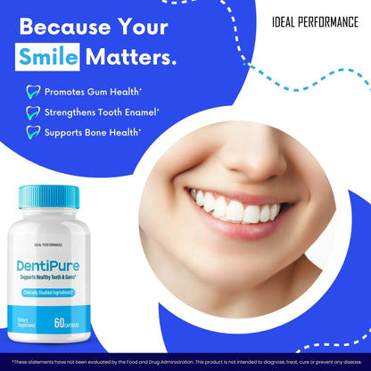 Dentipure Capsules – Advanced Oral Probiotics for Healthy Teeth & Gums (60 Capsules)