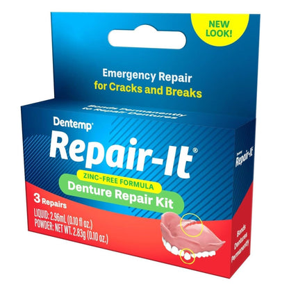 Dentist On Call Repair-It Denture Repair Kit, Zinc Free | 1 Kit