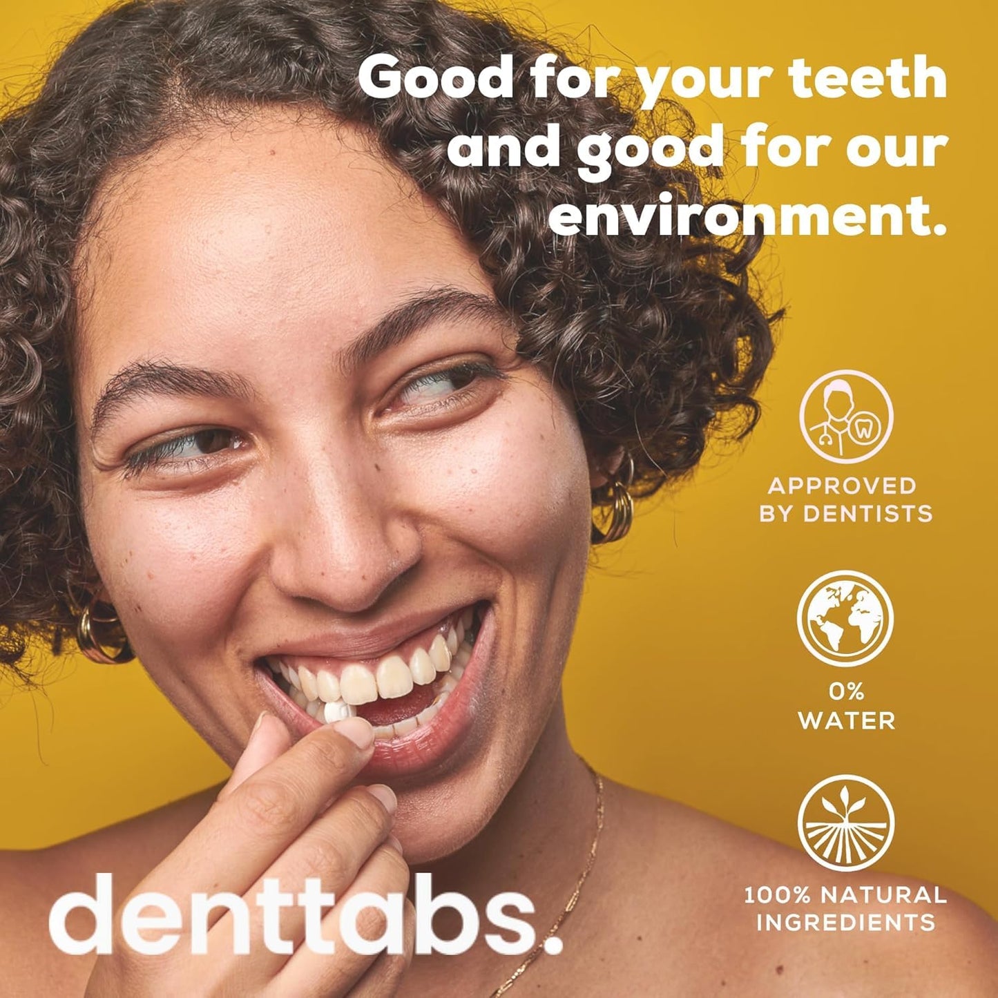 Denttabs Tablets for Teeth Cleaning - 125 pc