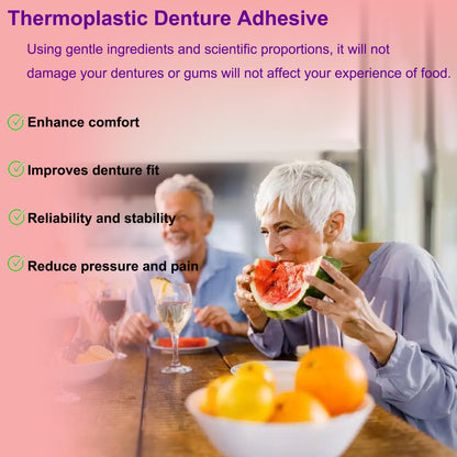 2PCS Thermoplastic Denture Adhesive – Extra Strong Hold (Up to 4 Days)