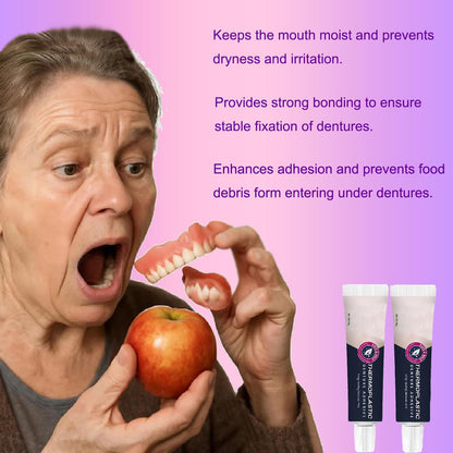 2PCS Thermoplastic Denture Adhesive – Extra Strong Hold (Up to 4 Days)