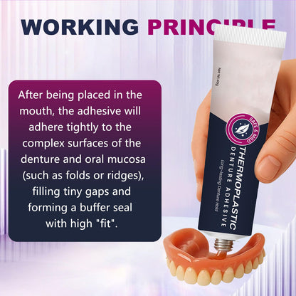 2PCS Thermoplastic Denture Adhesive – Extra Strong Hold (Up to 4 Days)