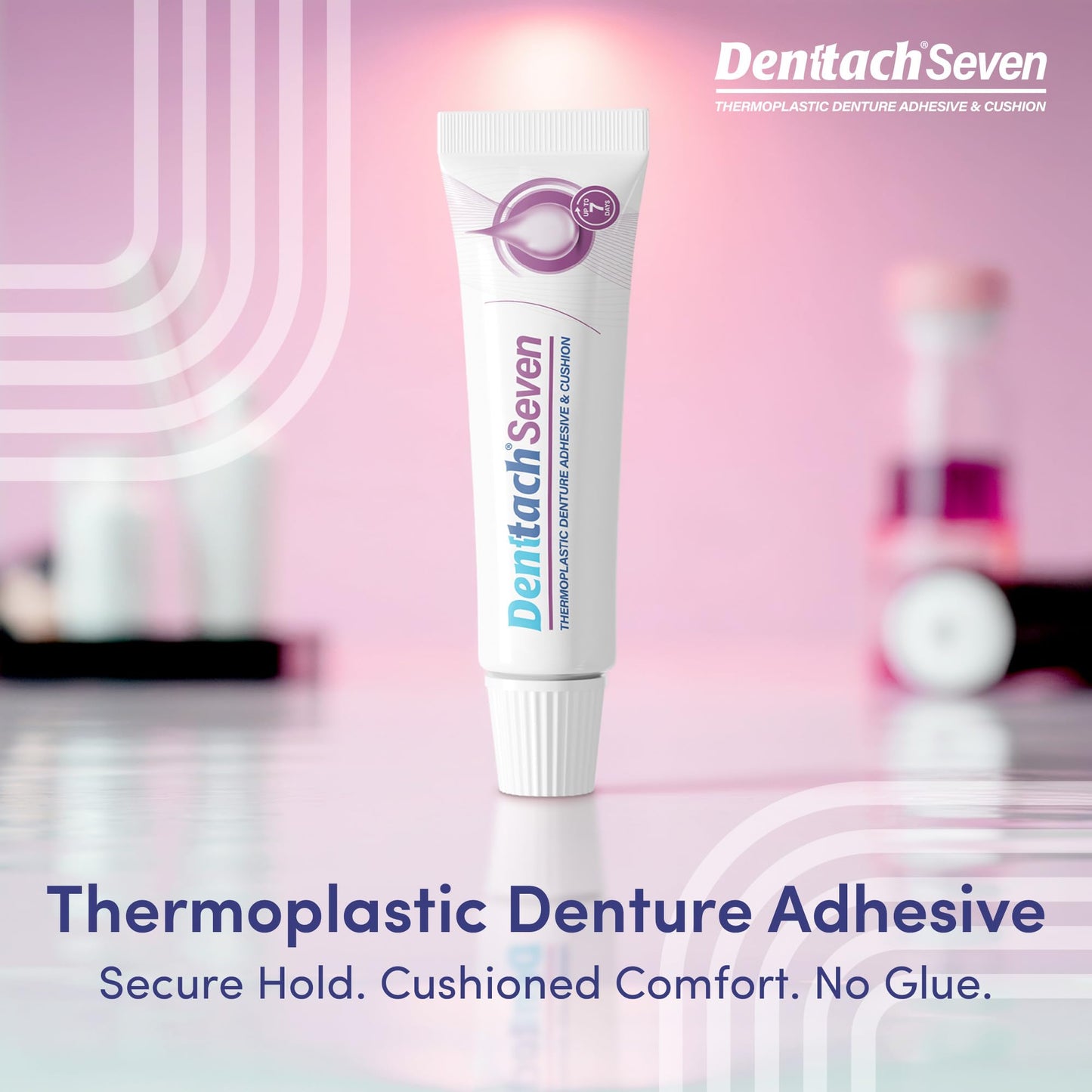 Thermoplastic Denture Adhesive & Cushion Reliner – Zinc-Free, 7-Day Hold (Pack of 5)