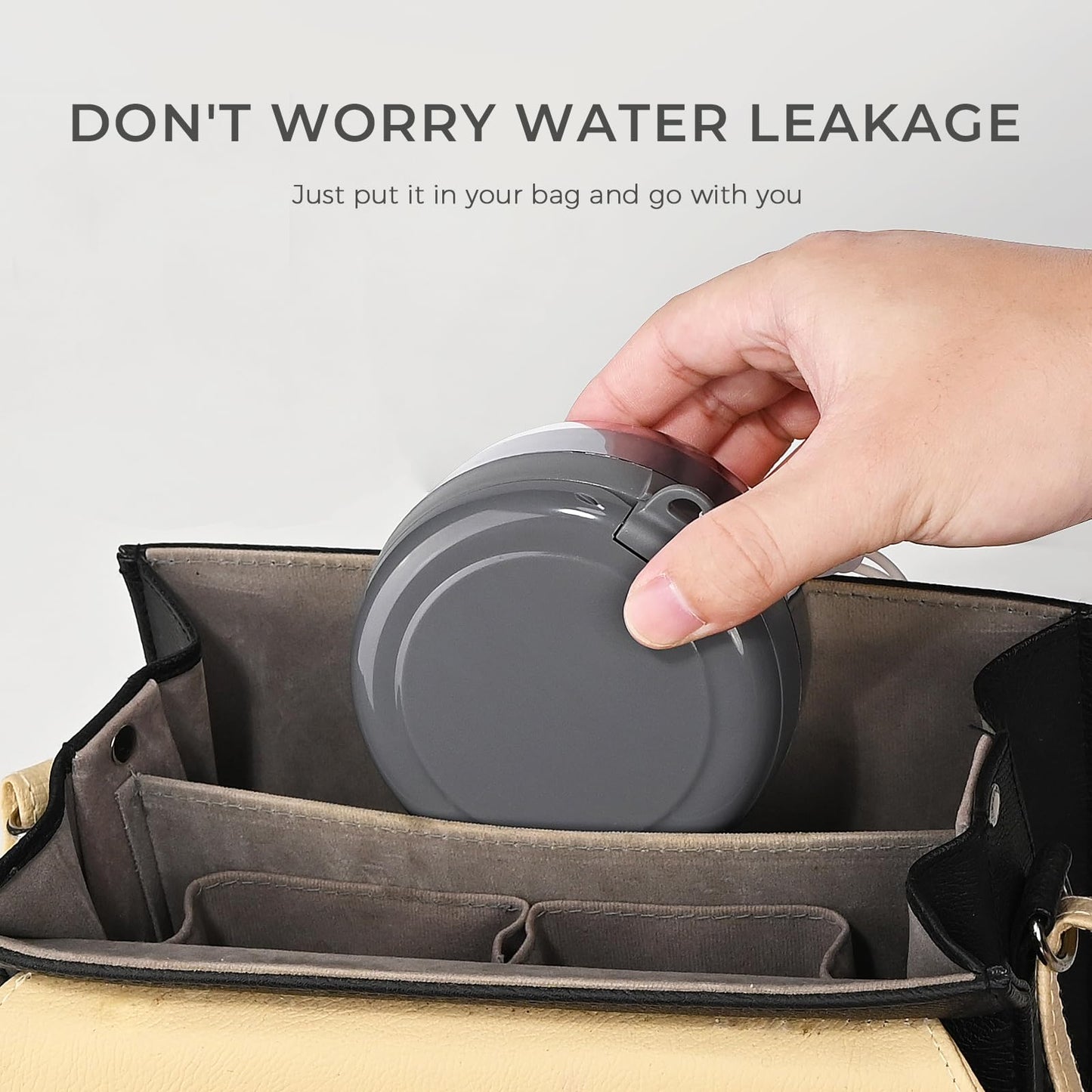 Denture Case Leak-Proof Bath Cup – Storage & Cleaning Container for Dentures