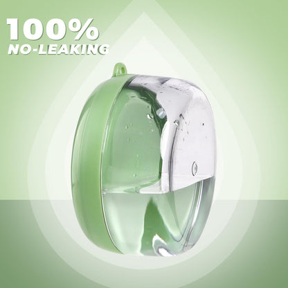 Denture Case - Leak-Proof Denture Soaking Container with Strainer (Green)
