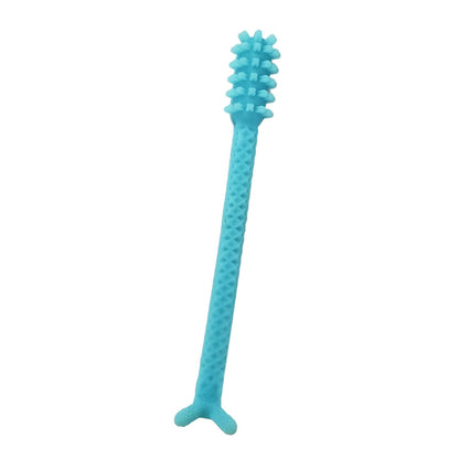 Denture Dart V4 Hard Plastic Denture Brush | Gel Adhesive Remover | Textured Grip