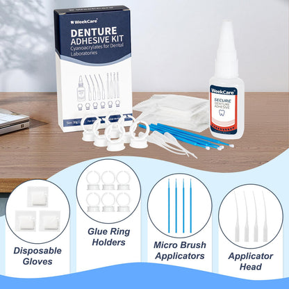 Dental Lab Denture Repair Glue (1oz) – Fast-Setting Bonding Adhesive for Dentures