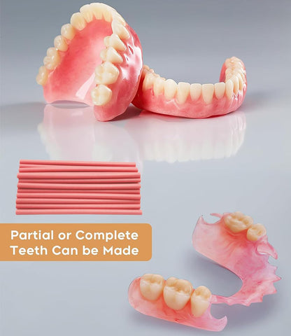 Denture Material Kit for Repairing Missing Teeth | DIY Full Dentures