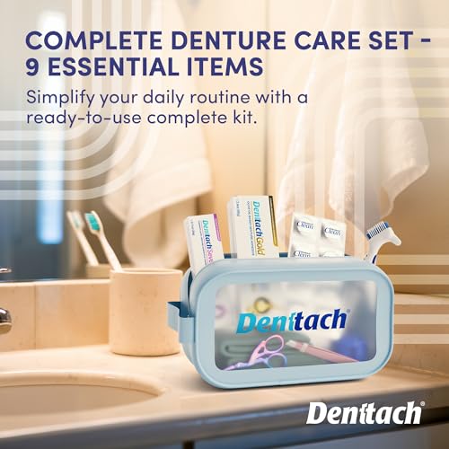 Denture Starter Kit - 9 Piece with Thermoplastic & Gold Adhesives