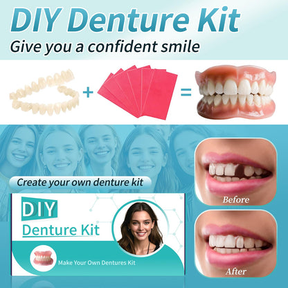Dentures DIY Kit – Create Your Perfect Smile at Home | Easy, Affordable & Customizable