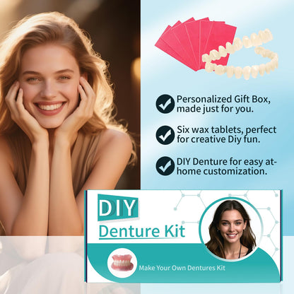 Dentures DIY Kit – Create Your Perfect Smile at Home | Easy, Affordable & Customizable