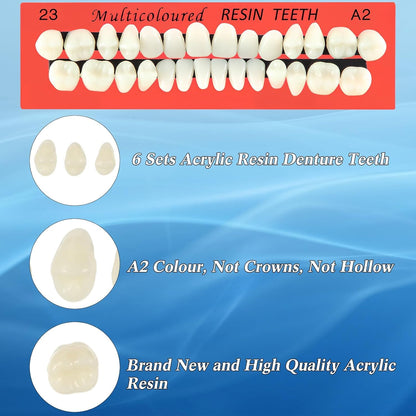 Dentures DIY Kit – Easy At-Home Temporary Teeth Replacement (Full or Partial)