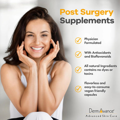 DermAvance Arnika Forte Capsules – Post-Surgery Swelling & Bruising Support (Arnica 1000mg, Bromelain 125mg, 14 capsules) BritishVita | Premium UK Vitamins & Wellness Supplements