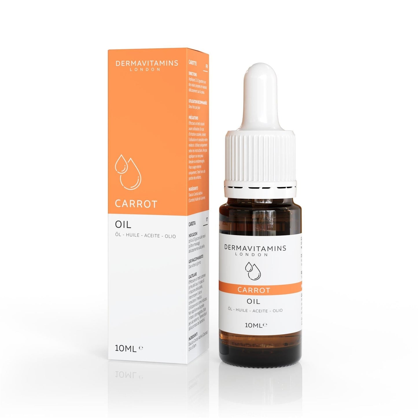 Dermavitamins 100% Pure Carrot Oil - 10ml