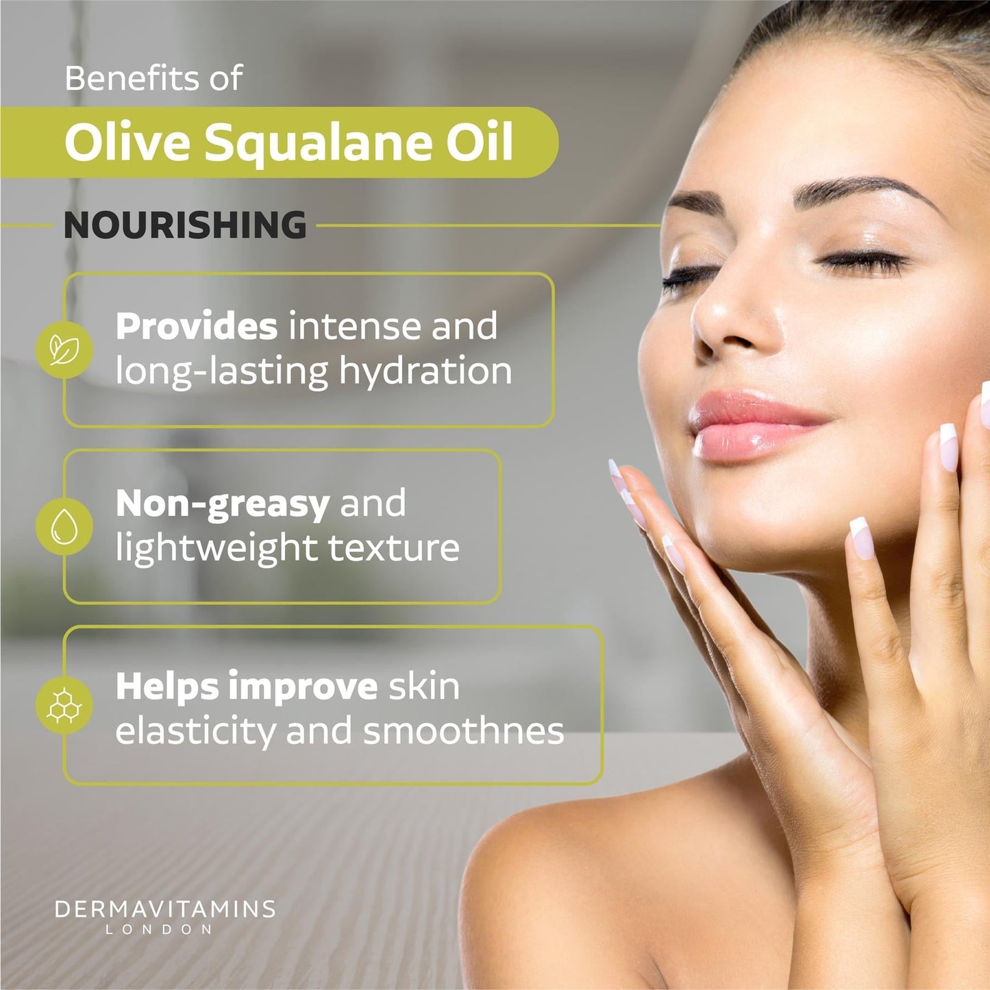 Dermavitamins 100% Pure Olive Squalane  Oil