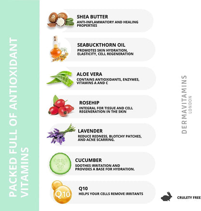 Dermavitamins Advanced Hand Mask Bag - Moisturising Treatment
