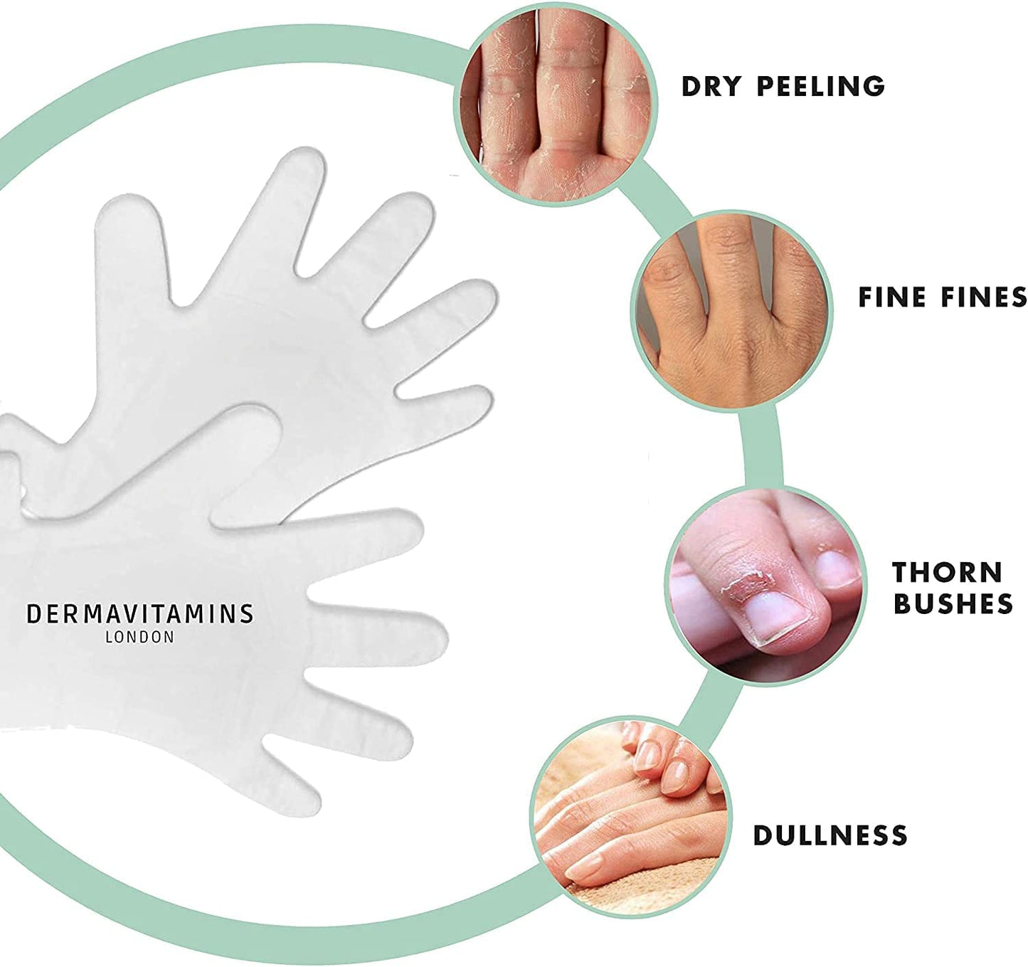 Dermavitamins Advanced Hand Mask Bag - Moisturising Treatment
