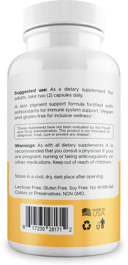 Dermawonder Vitiligo Capsules (60 Count) – Improve Skin Pigmentation & Reduce White Spots