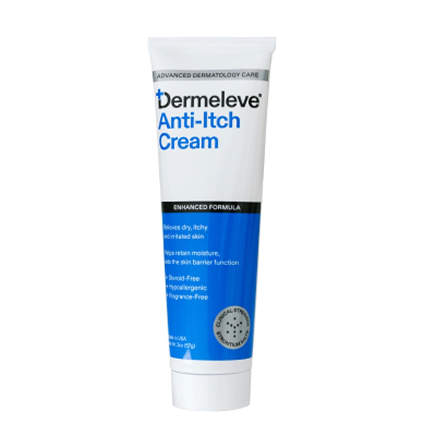 Dermeleve Steroid-Free Anti-Itch Cream | Extra Strength Itch Relief (2 oz)