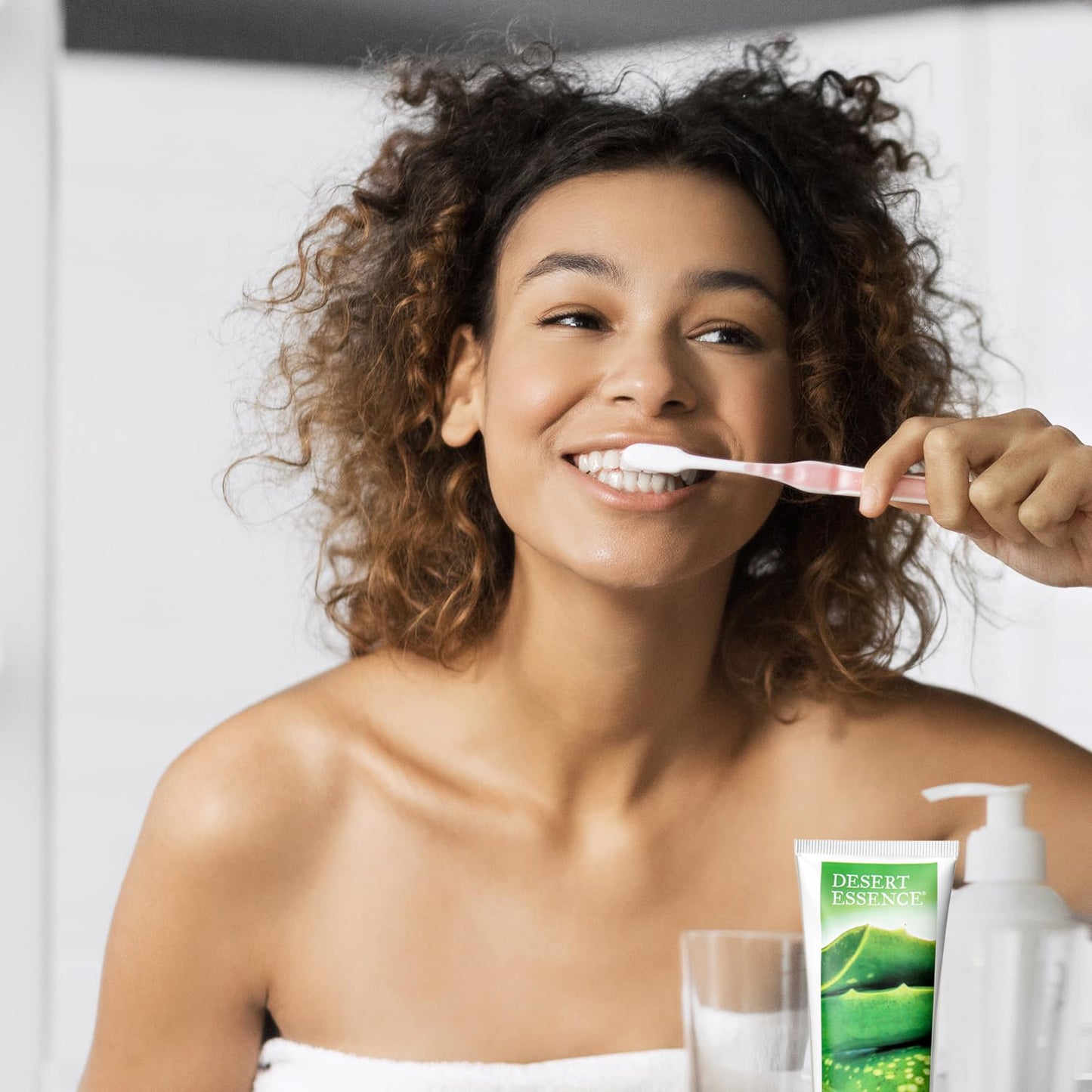Desert Essence Aloe & Tea Tree Toothpaste - Peppermint | Sensitive Teeth