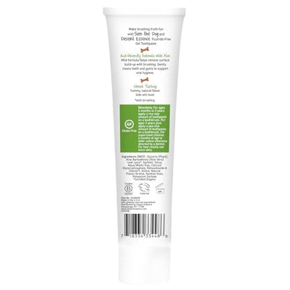 Desert Essence Fluoride-Free Toothpaste Gel for Kids – Tutti Frutti – Safe for Toddlers & Babies, 4.7oz