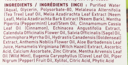Desert Essence Alcohol-Free Mouthwash with Tea Tree Oil & Aloe – Sugar-Free, Cinnamint, 16oz | Vegan, Non-GMO