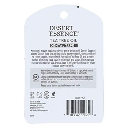 Desert Essence Tea Tree Dental Tape - 30 Yards | Dental Floss