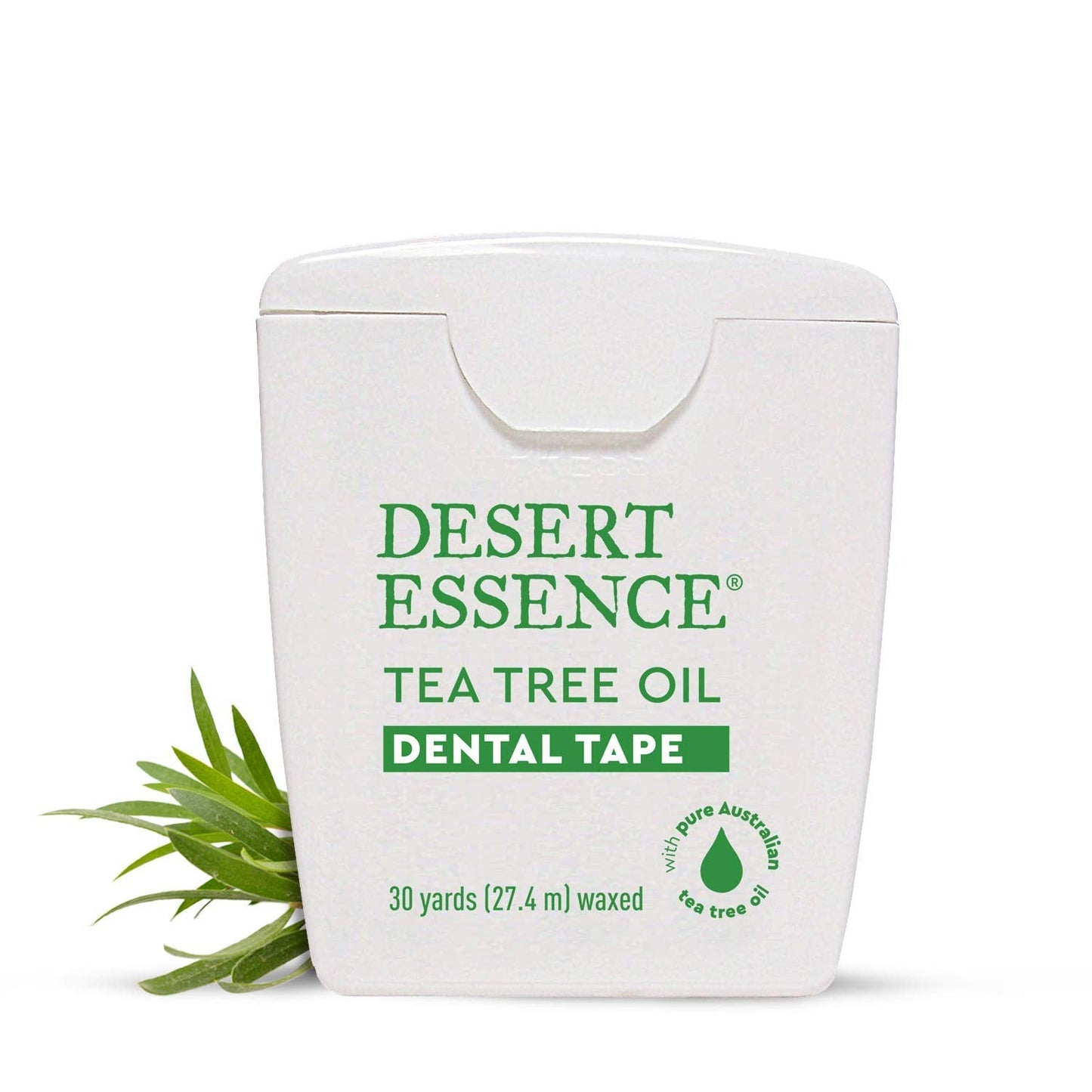 Desert Essence Tea Tree Oil Dental Tape - 30 Yards, 6 Pack, Beeswax Waxed, Cruelty-Free