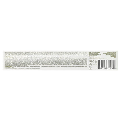 Desert Essence Tea Tree Oil Toothpaste - Coconut Mint, 6.25 oz | Complete Oral Care