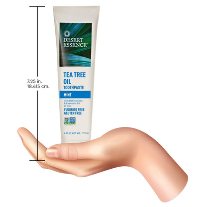 Desert Essence Tea Tree Oil Toothpaste - Mint, 6.25 oz