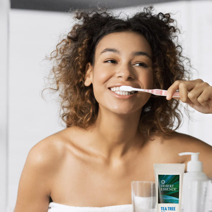 Desert Essence Tea Tree Toothpaste - Mint | 18.75 oz Pack of 3