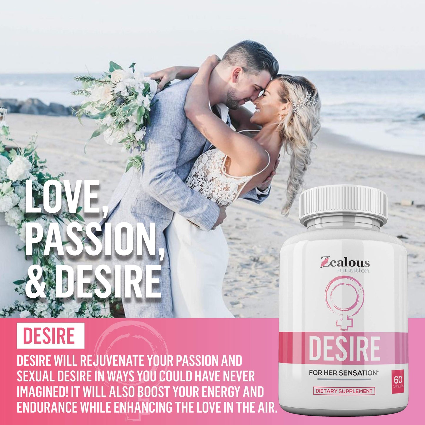 Desire Female Libido Booster – #1 Rated Women’s Libido Pills (1 Pack)