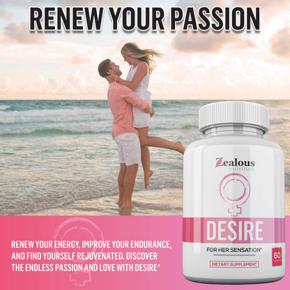Desire Female Libido Booster – #1 Rated Women’s Libido Pills (1 Pack)