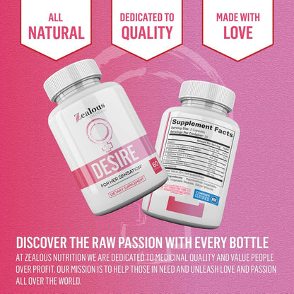 Desire Female Libido Booster – #1 Rated Women’s Libido Pills (1 Pack)